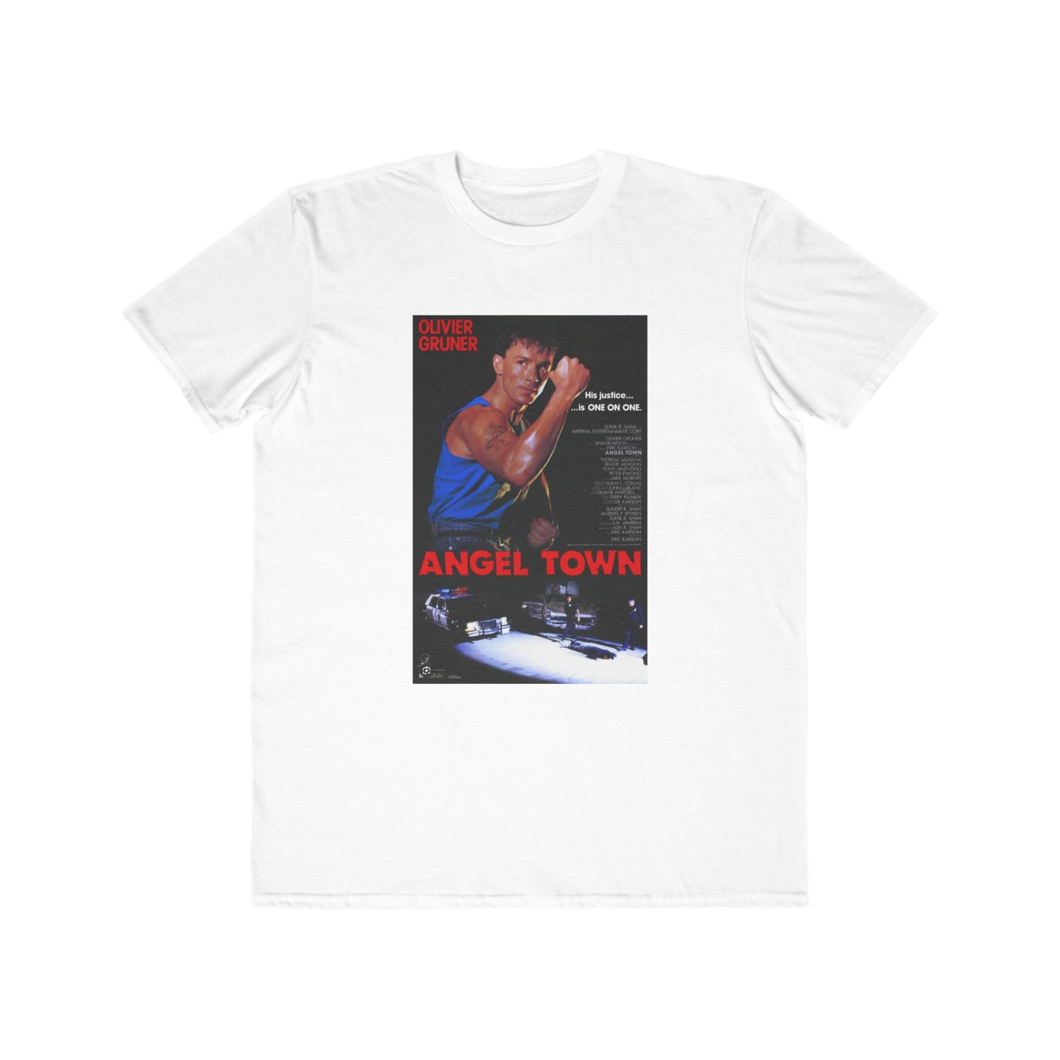 Men's Lightweight Fashion Tee - Angel Town Graphic Tee