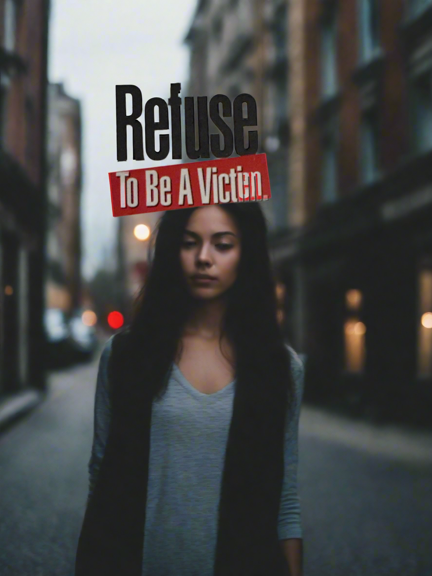 Refuse to be a victim