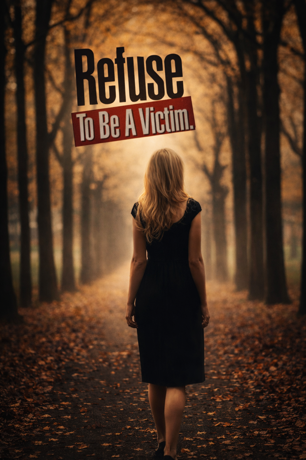 Refuse to be a victim
